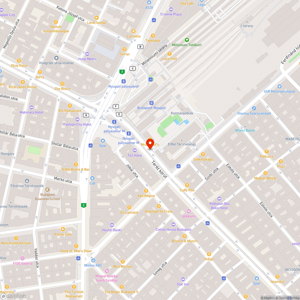 Rossz állapotú felhajtó bejelentés helye