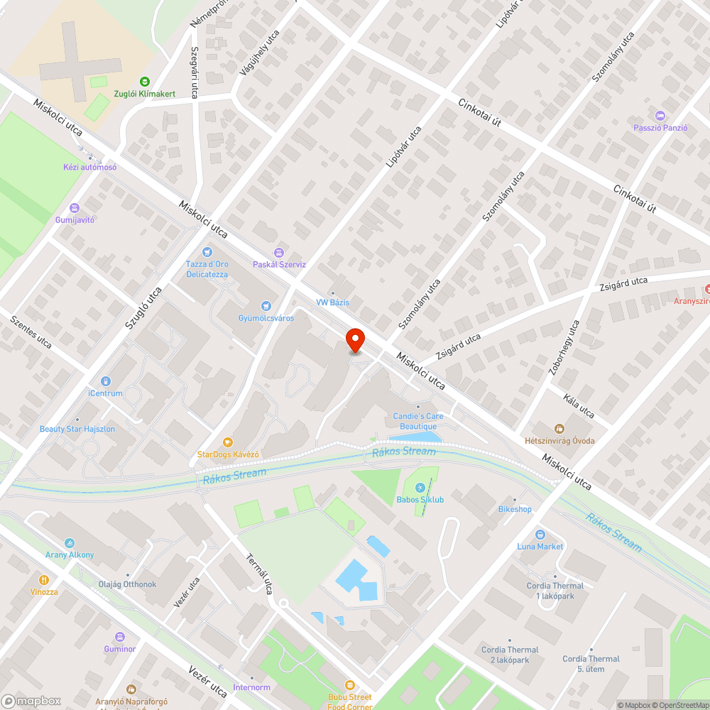 Állandó zöldfelületei parkolás bejelentés helye