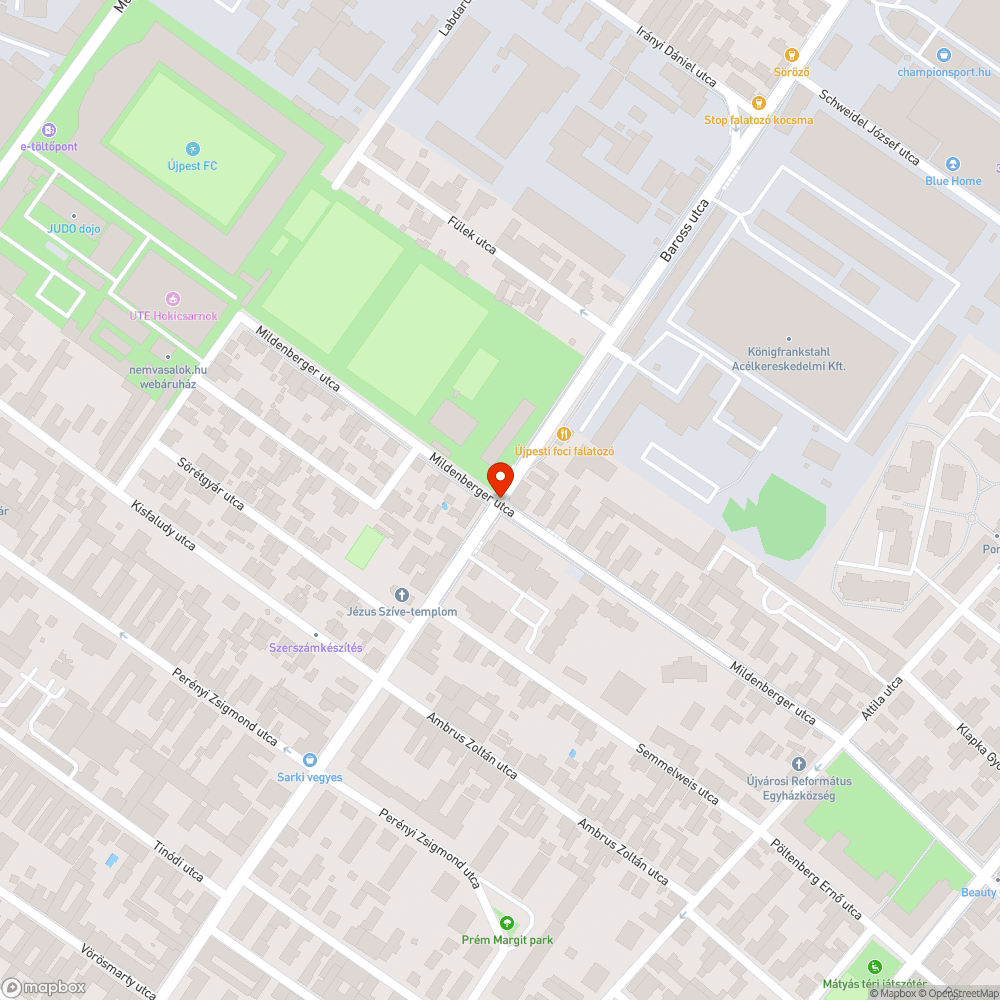 Hiányzó utcanévtáblák bejelentés helye