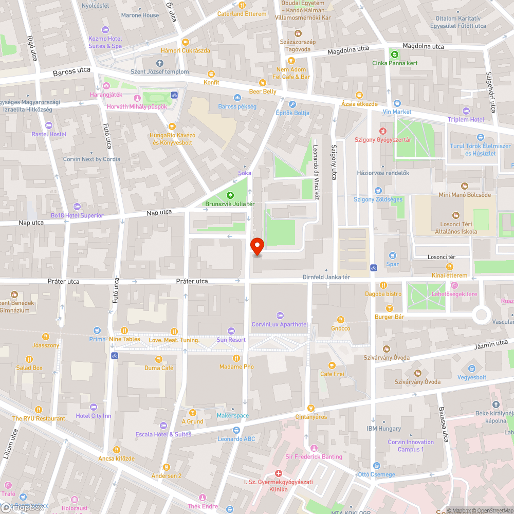 Szabálytalanul parkoló autók a Leonardo da Vinci utcában bejelentés helye