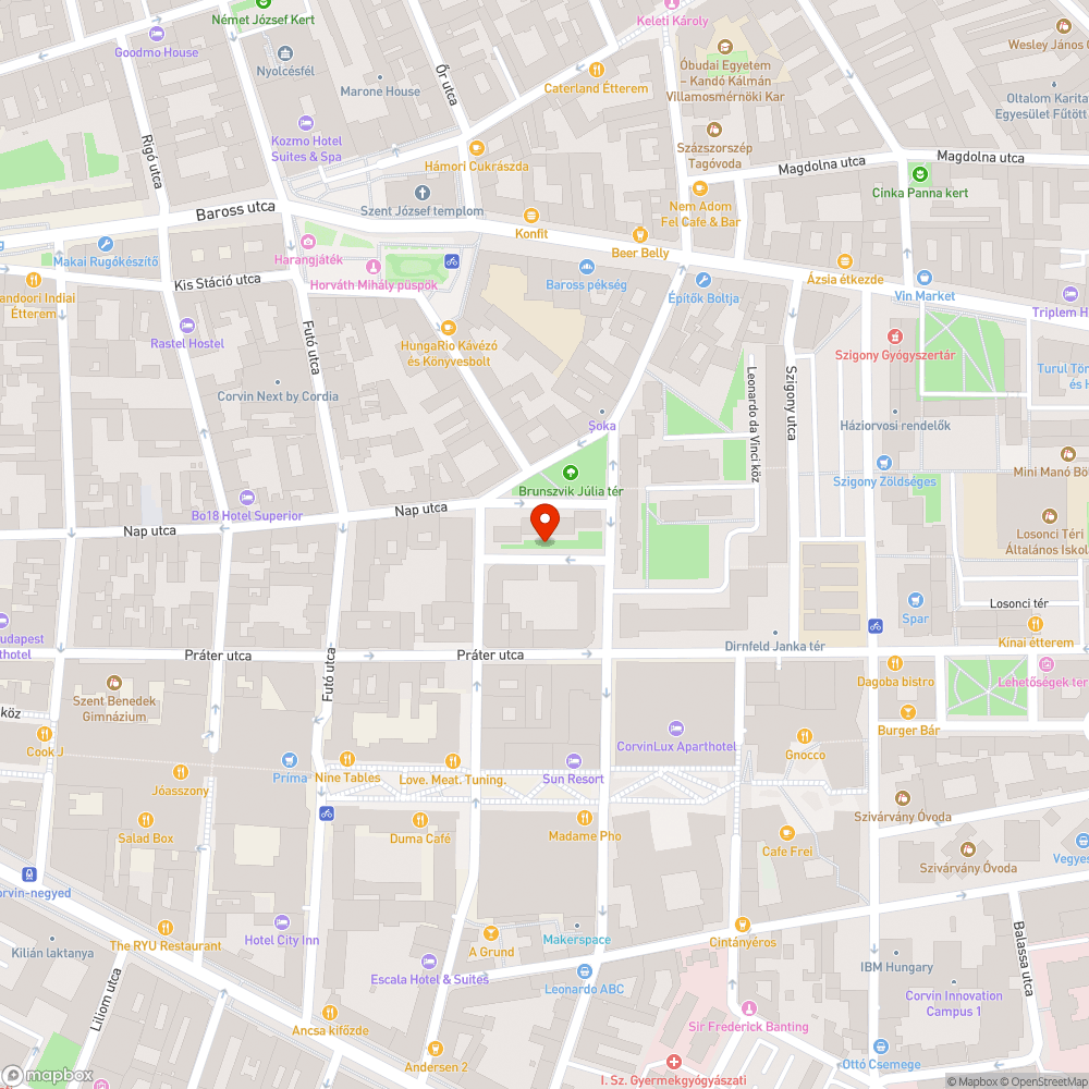 Leonardo da Vinci köz egyirányúsítása bejelentés helye