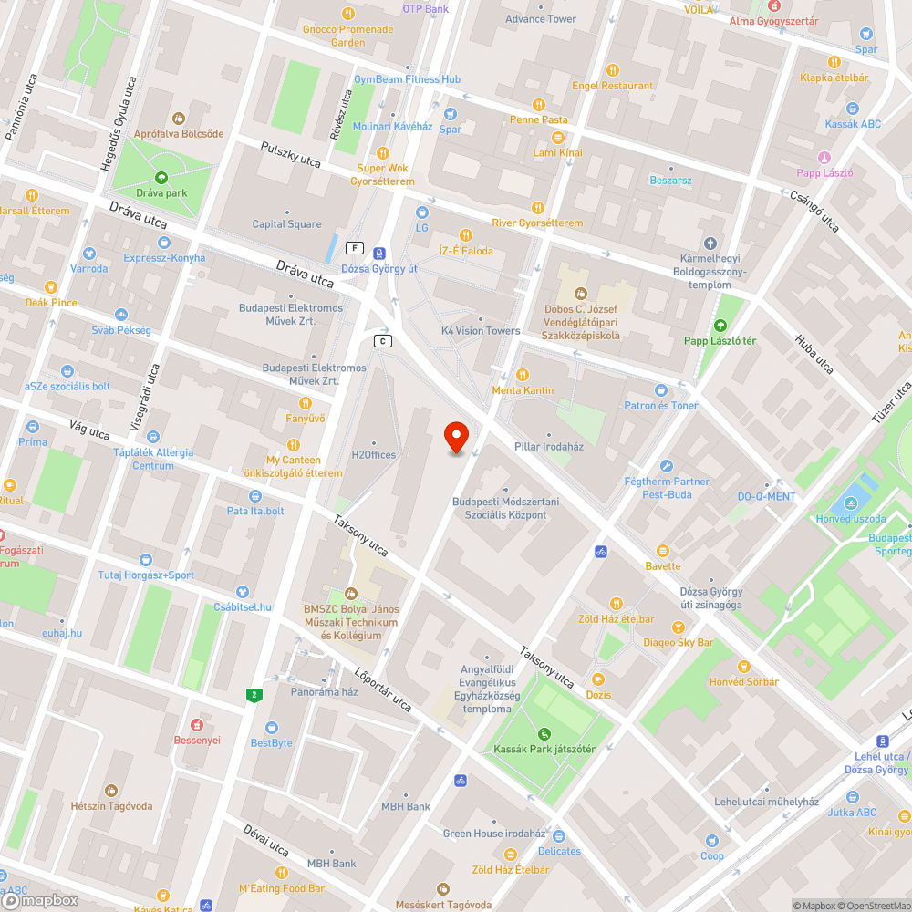 Szemetes Angyalföldi út bejelentés helye