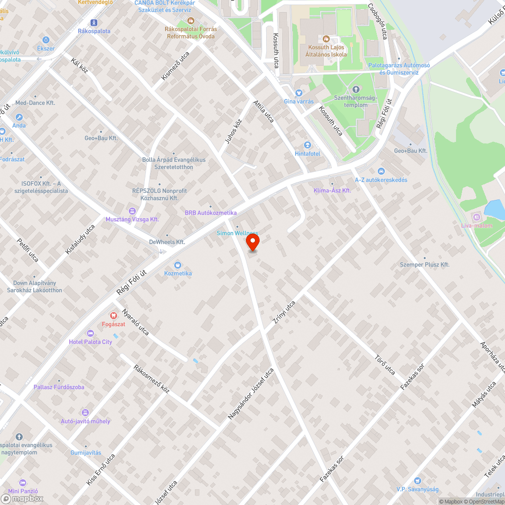 Folyamatos járdára parkolás bejelentés helye