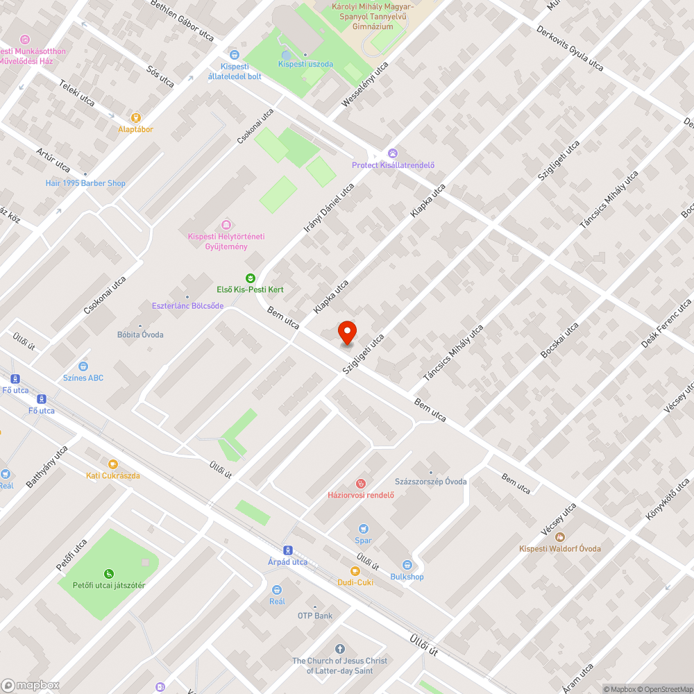 Járdára benőtt ágak bejelentés helye