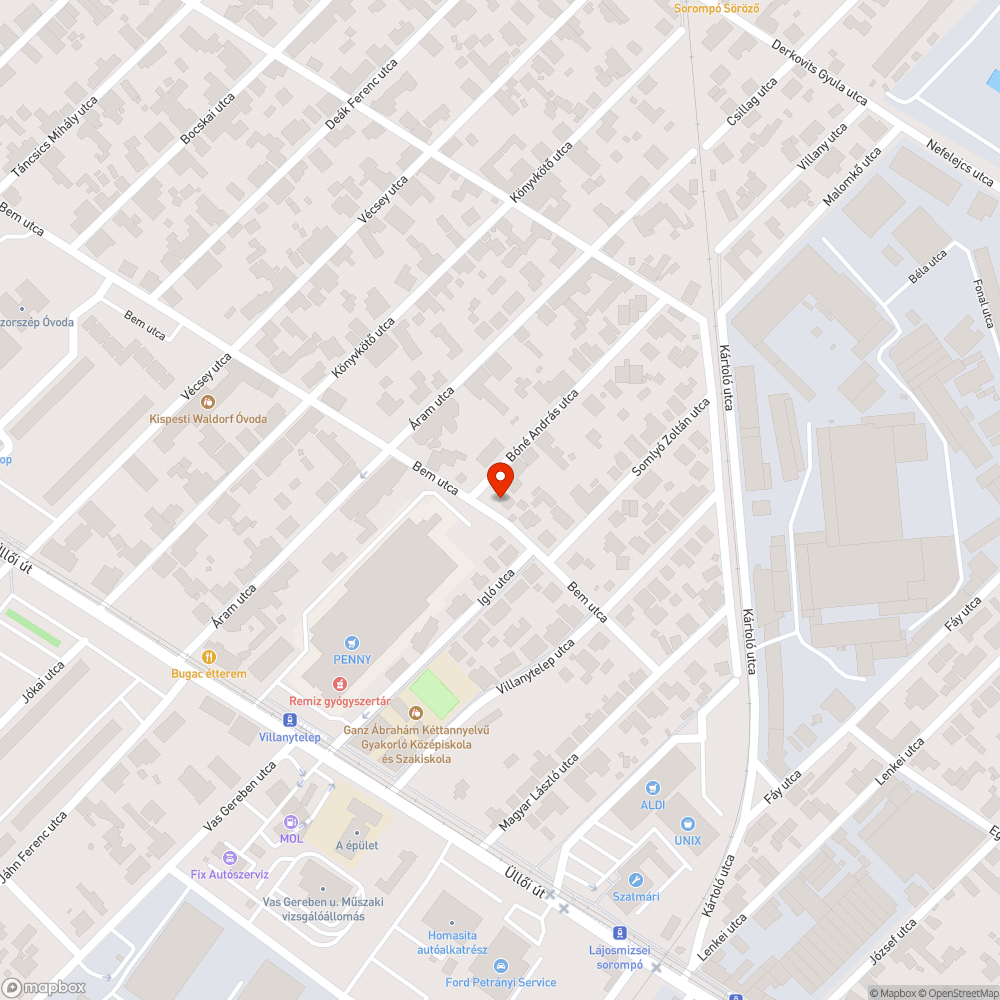 Járdára belógó bokor ágak bejelentés helye