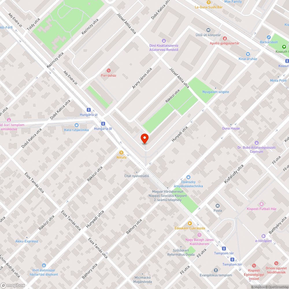 Nem akadálymentesített a sétány bejelentés helye