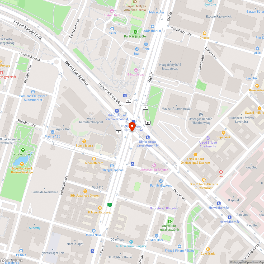 Gyalázatos útburkolat bejelentés helye