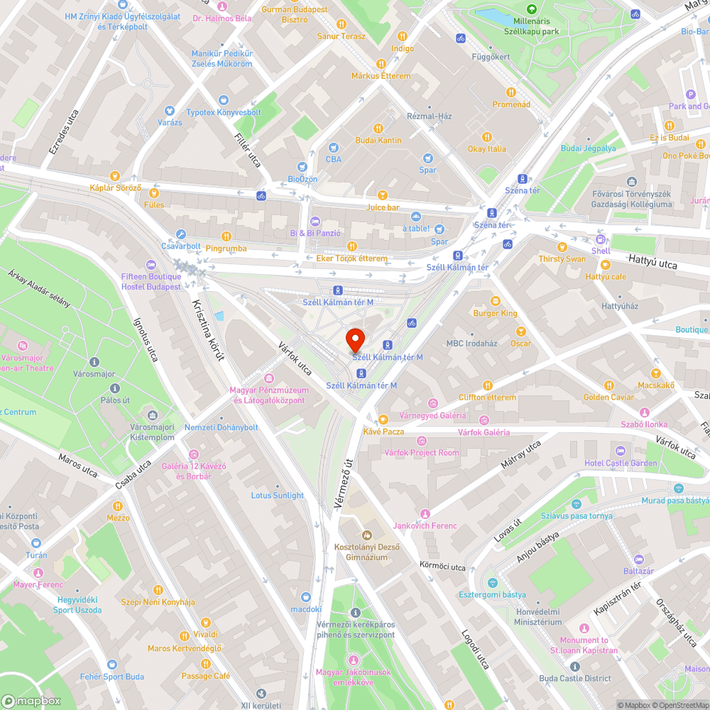 Mocskos Széllkálmán téri lift bejelentés helye