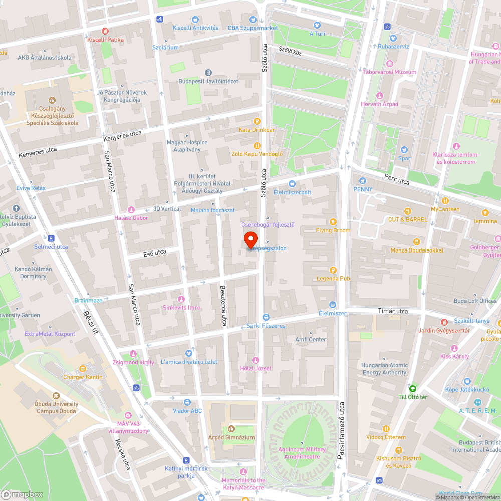 Utcai lámpa időnként nem világít a Szőlő utcában bejelentés helye