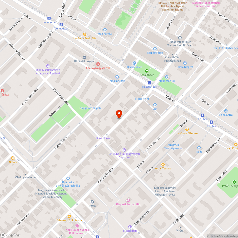 Rossz állapotú járda bejelentés helye