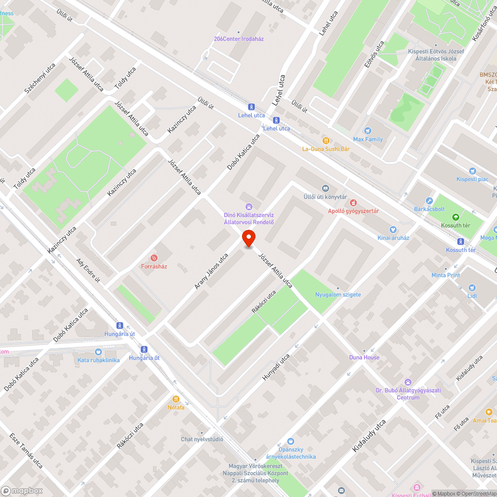 Eldugult vízelvezető bejelentés helye