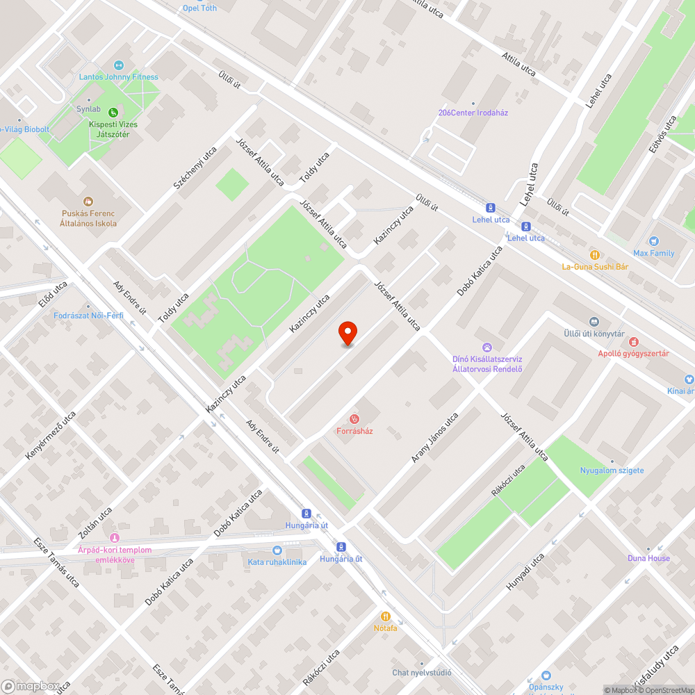 Lomok a Dobó Katica U 11-nél bejelentés helye