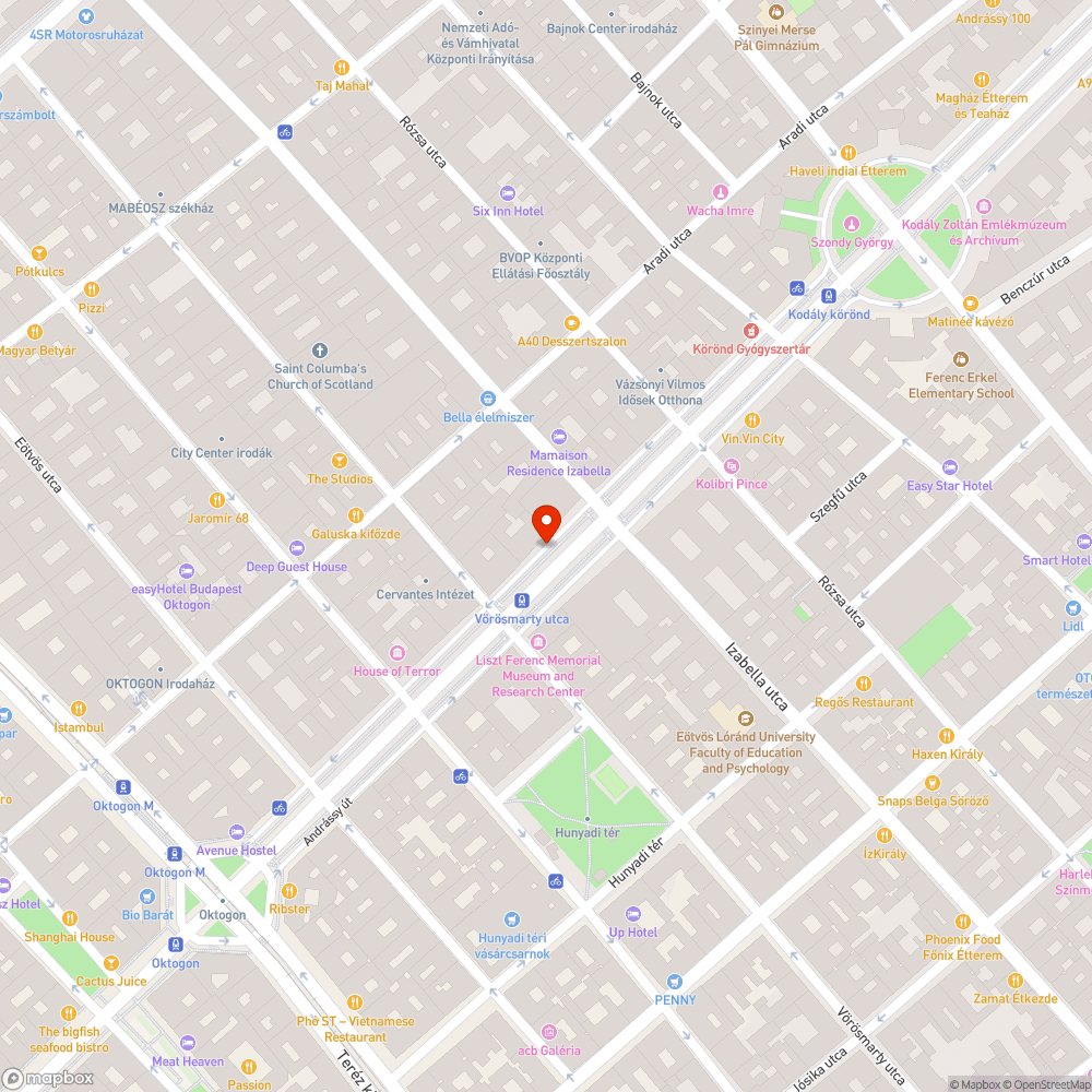 Két gazdátlan autó az Andrássy úton bejelentés helye