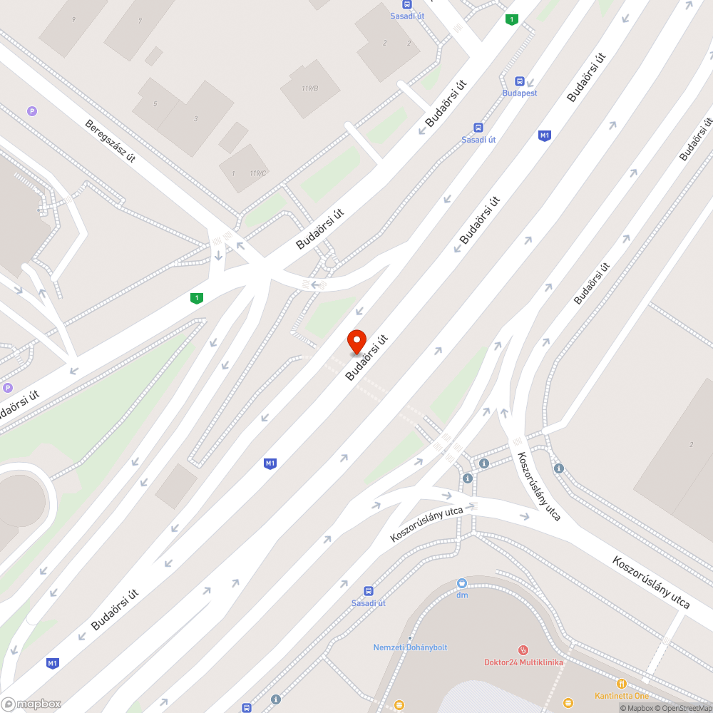 Budaörsi út gyalogos aluljáró összefirkálva bejelentés helye