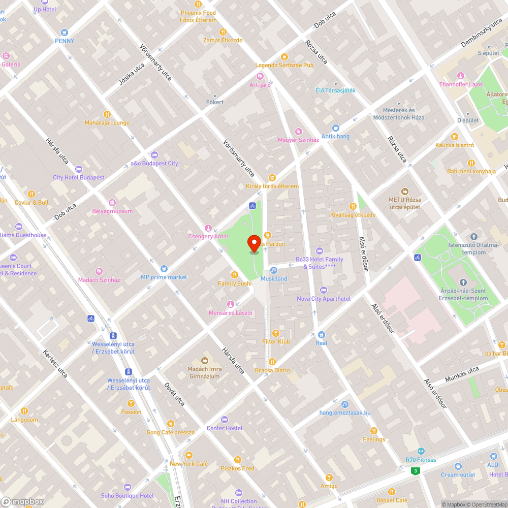 TÉRFIGYELŐ KAMERA bejelentés helye