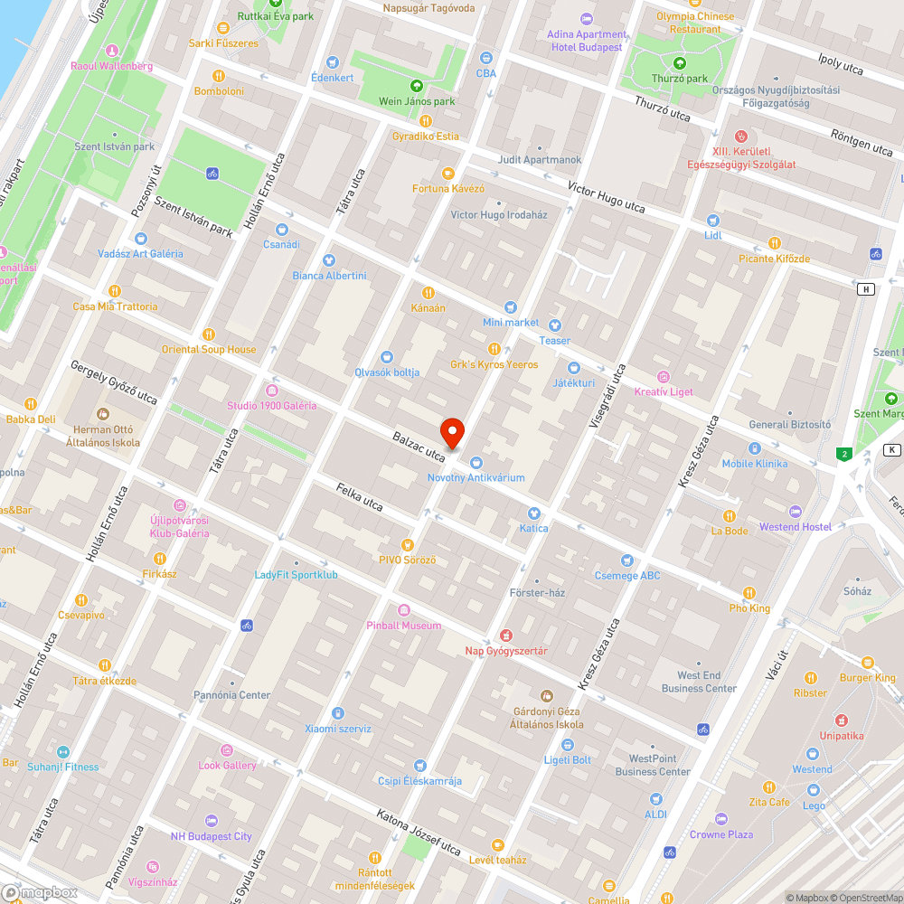 Kátyú a kerékpársávban bejelentés helye