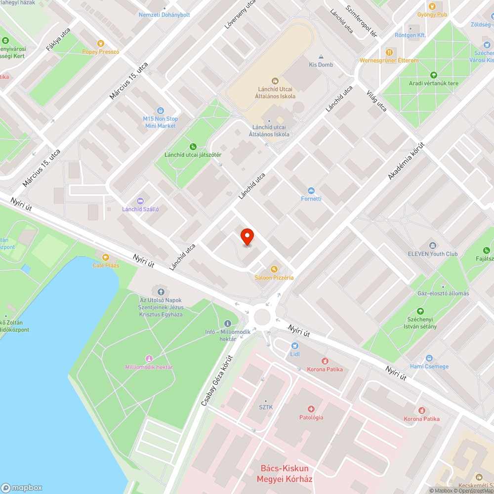 Száraz, korhadt fa bejelentés helye