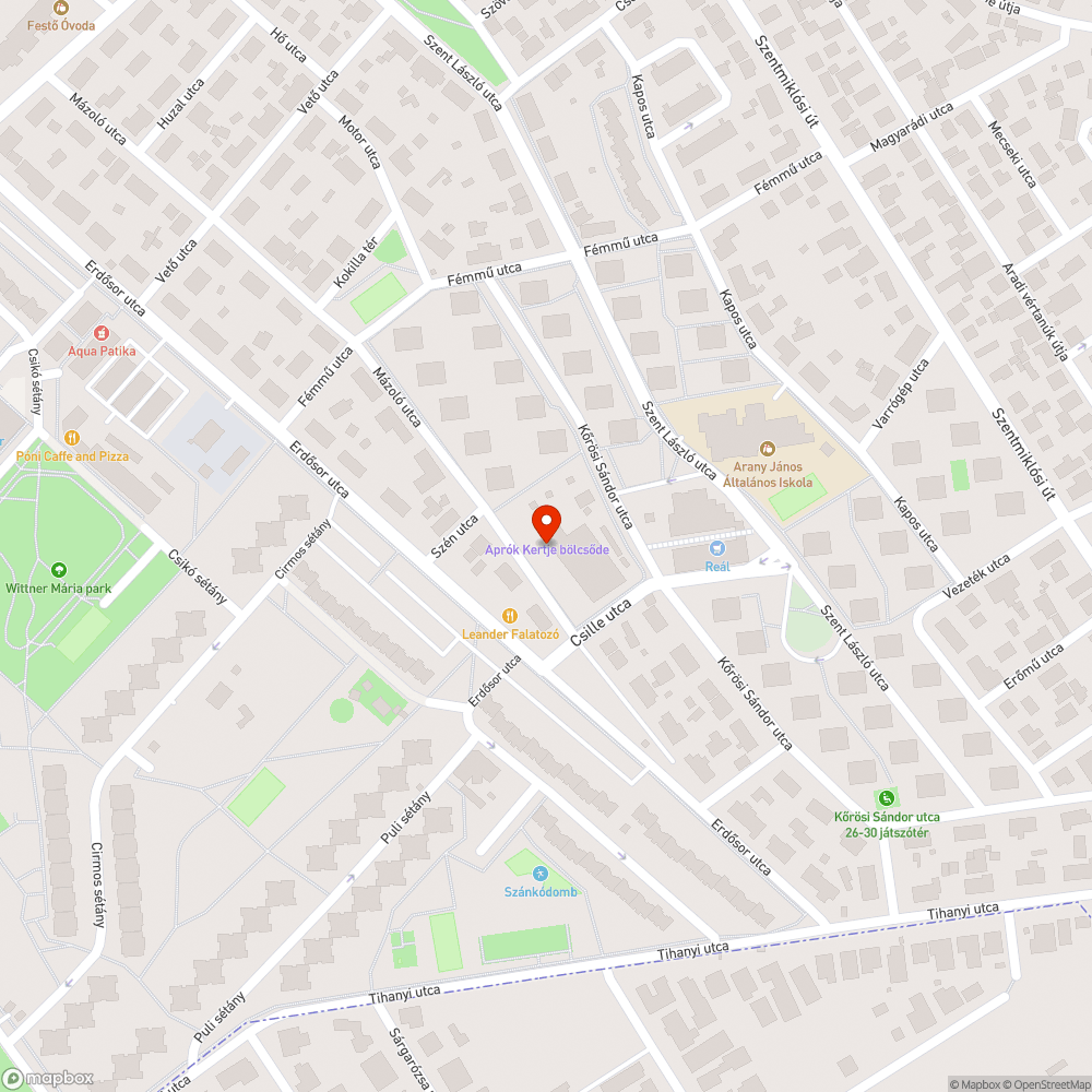 Gyermekek tábla bejelentés helye