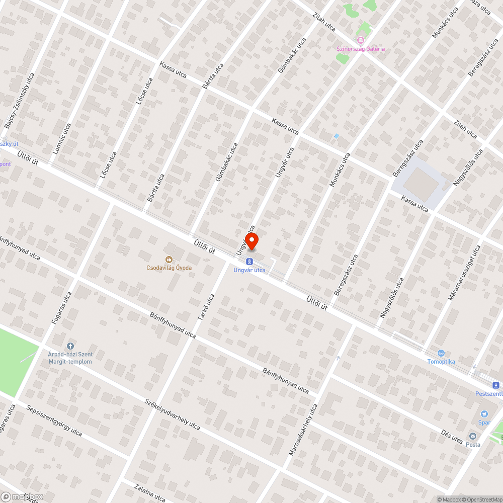 Tönkrement útpadka bejelentés helye