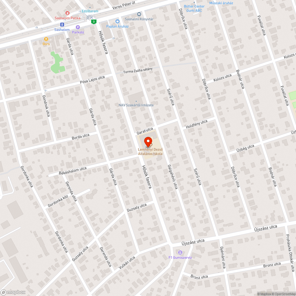 Megsüllyedt fedlap bejelentés helye