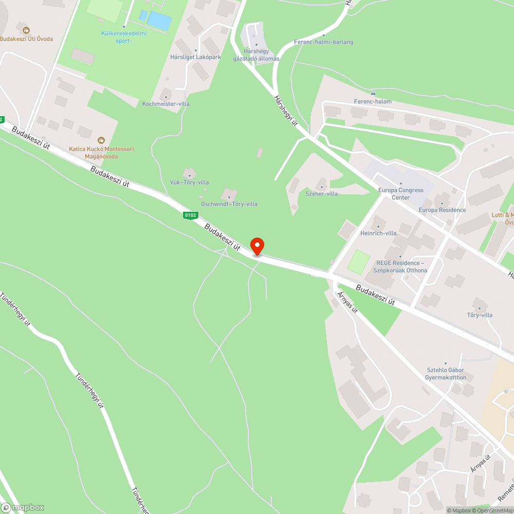 Budakeszi út rendkívül rossz állapota bejelentés helye