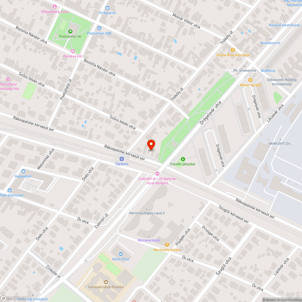 Elhagyott járgány bejelentés helye