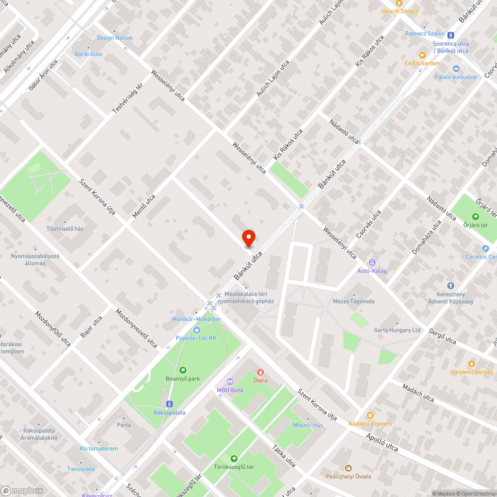 3 kiszáradt fa pótlása a Vasutastelep utcában bejelentés helye