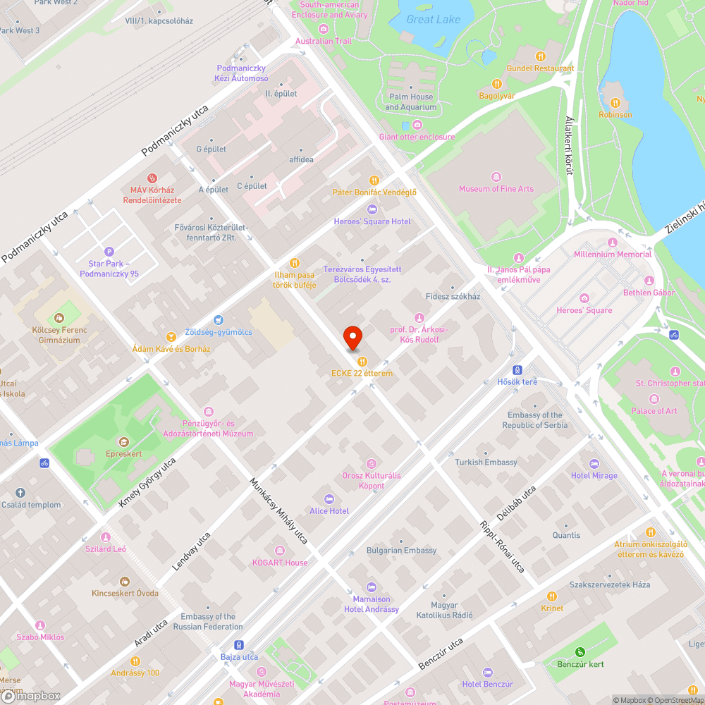 Rippl-Rónai utcai kráter bejelentés helye