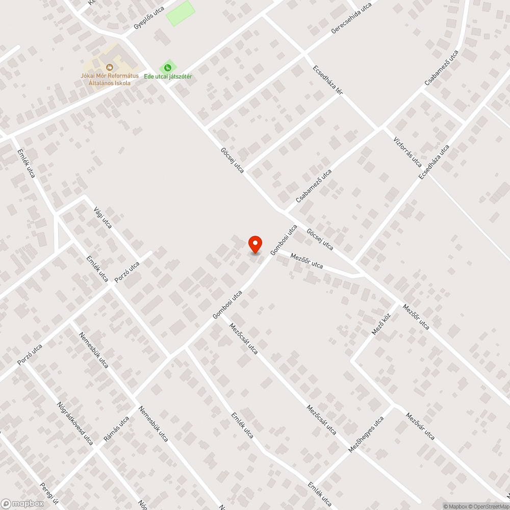 Utcai lámpa bejelentés helye