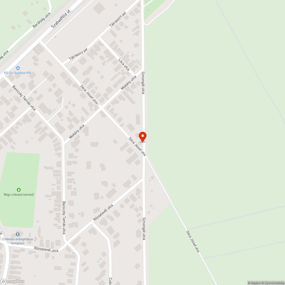 Itt felejtett aszfalt bejelentés helye