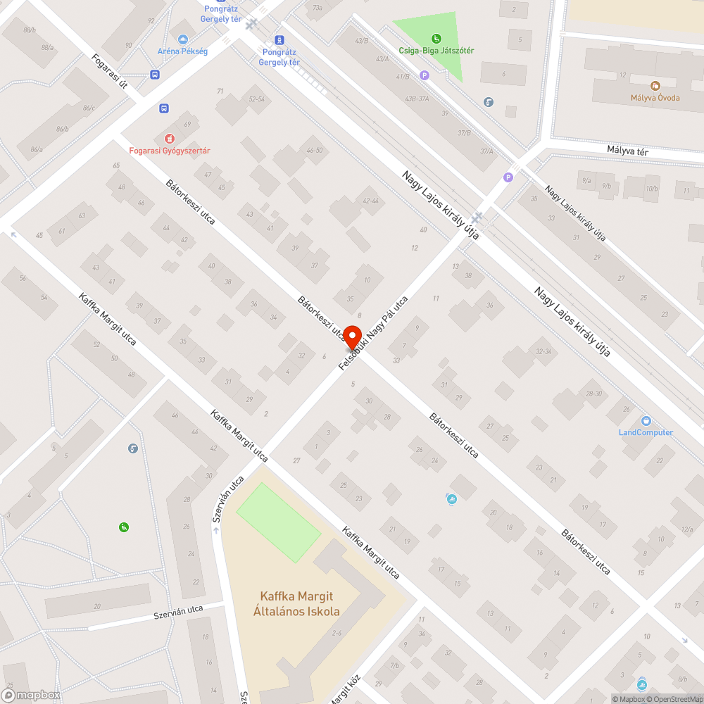 Utcai elosztó megdőlt bejelentés helye