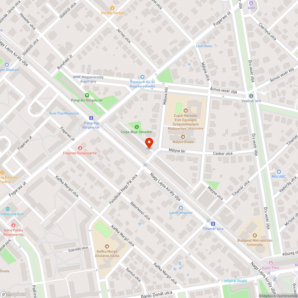 Járdafelület helyreállítás szükséges bejelentés helye