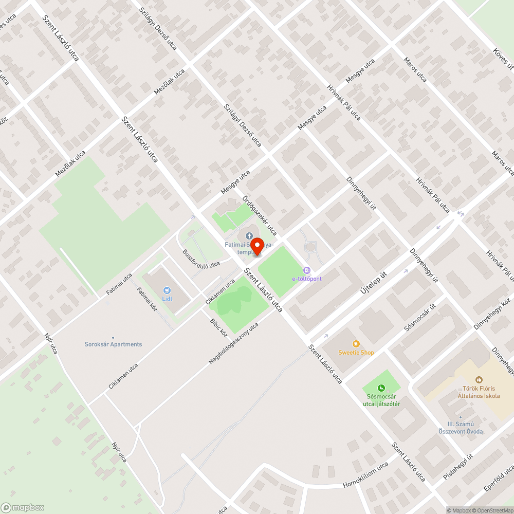 Kátyú - Szent László utca bejelentés helye