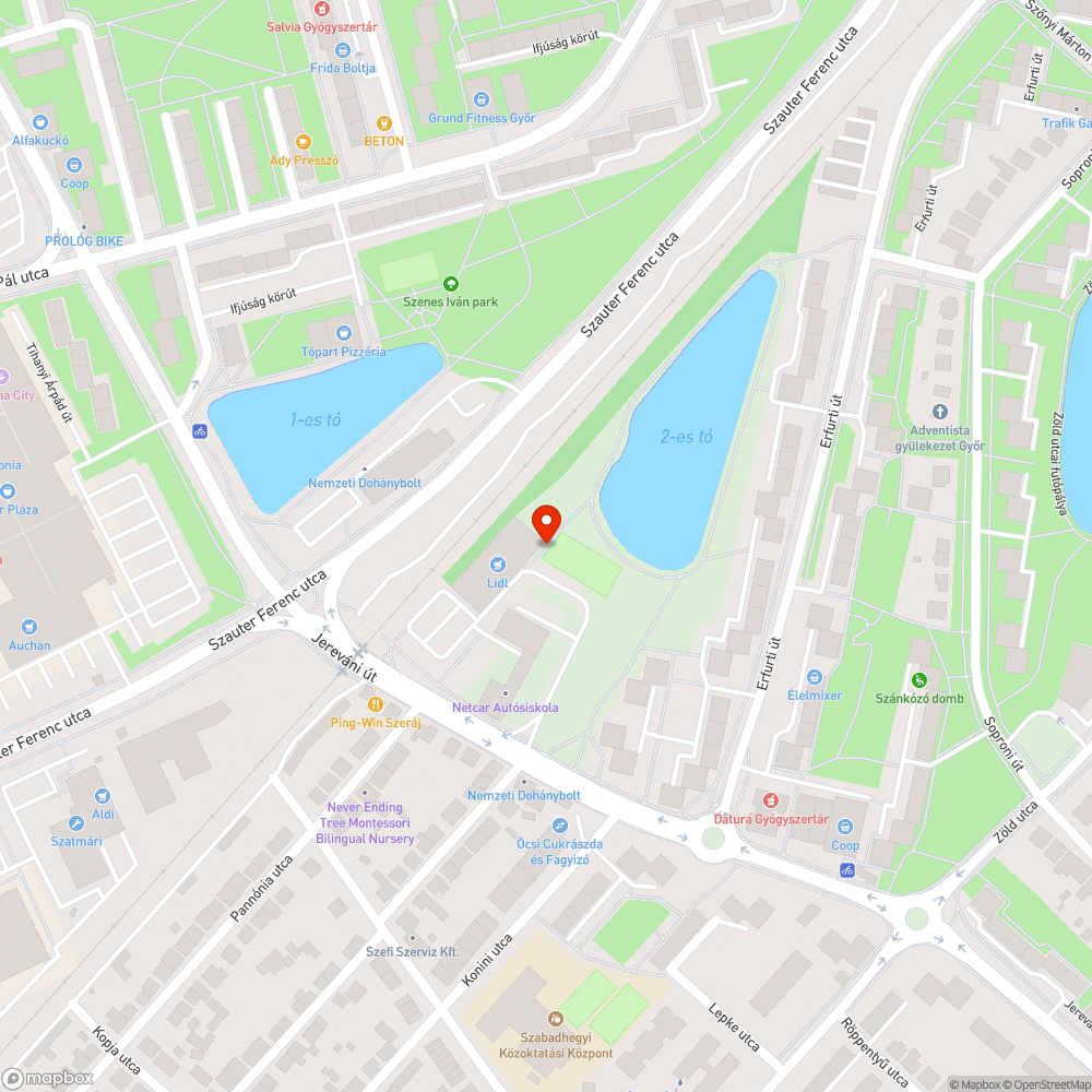 Elhagyott gumiabroncs bejelentés helye