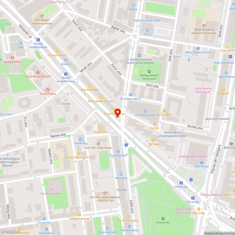 Balesetveszélyes korlát bejelentés helye