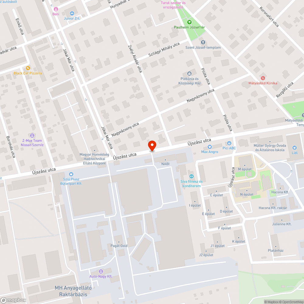 Hiányzó járda + akadálymentesítés bejelentés helye