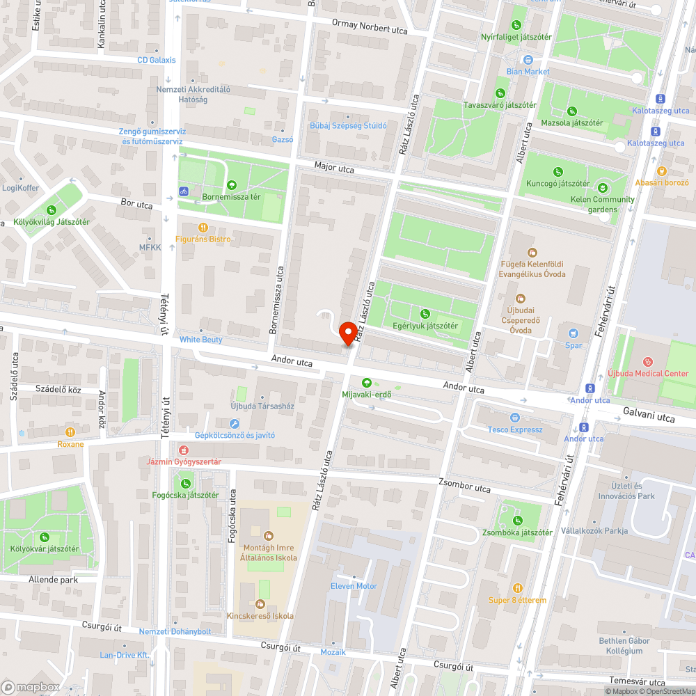 Kopott zóna vége tábla bejelentés helye