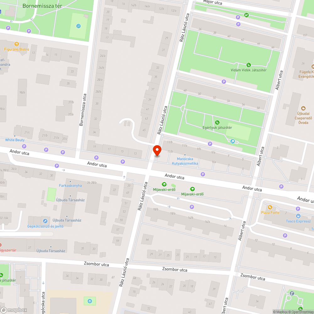 Kopott közmű a járdán bejelentés helye