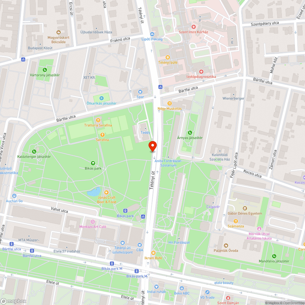 Kopott pad bejelentés helye