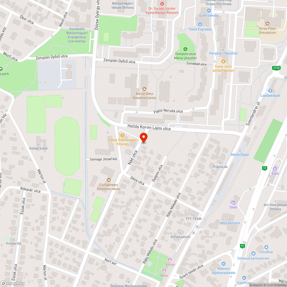 Szemétlerakás bejelentés helye