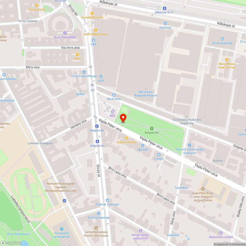 Szemét tartály a földön bejelentés helye