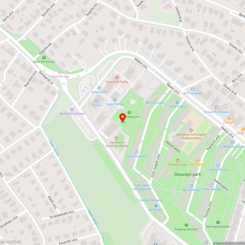 Szentivánéj játszótér zöldfelületen keréknyom bejelentés helye