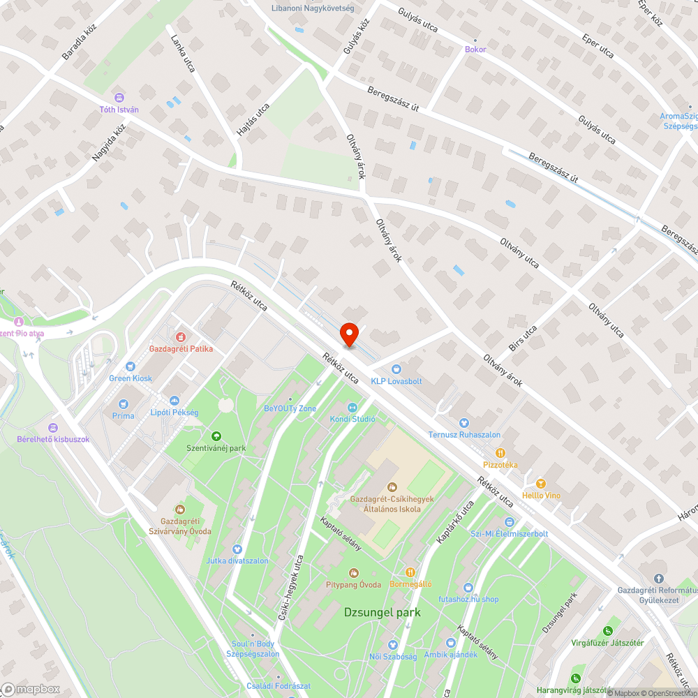 Elhagyott MG bejelentés helye