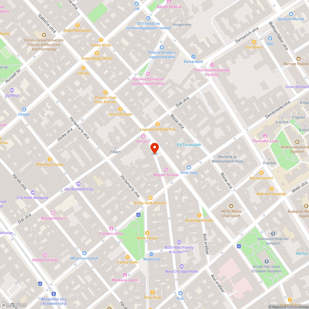 Kátyúk az úton bejelentés helye