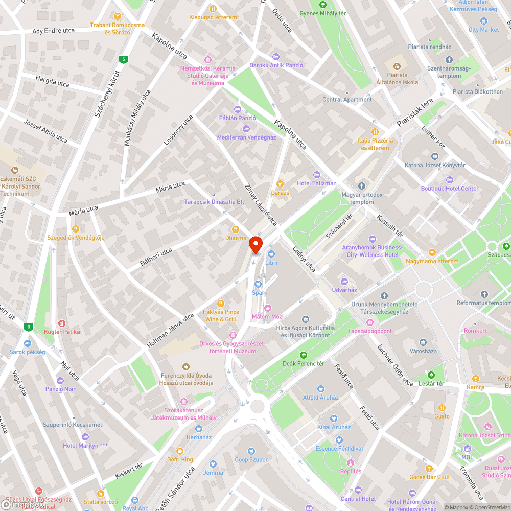 Nem működő közvilágítás a Kiskörúton bejelentés helye