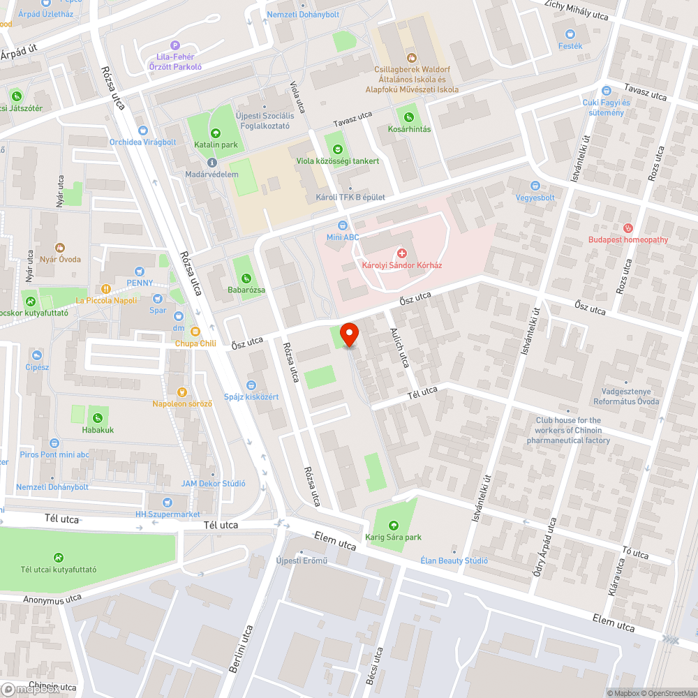 Elhagyott faágak bejelentés helye