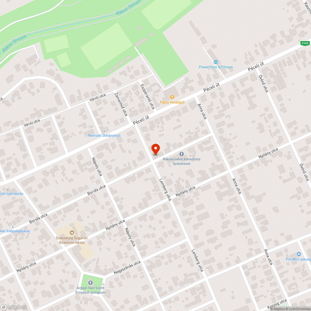 Tönkrement felületű fedlap bejelentés helye