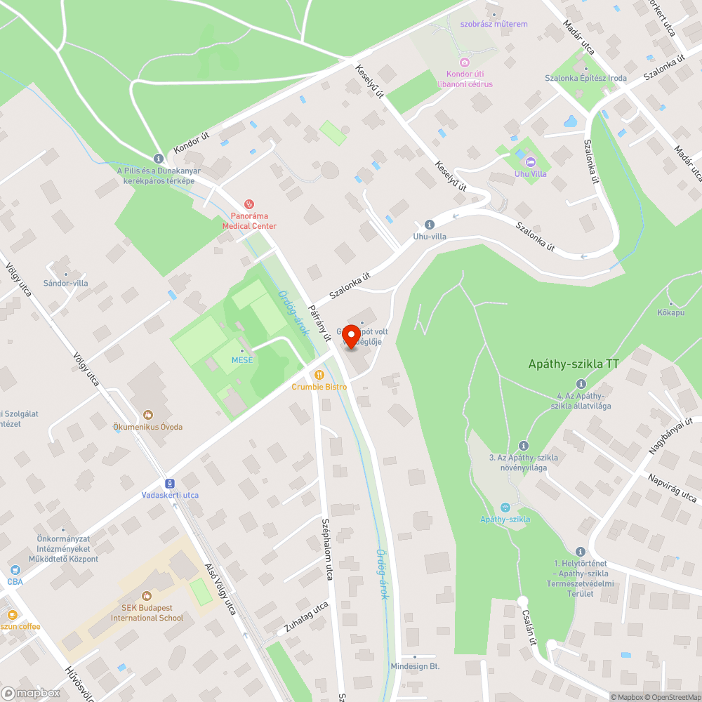 Takarítatlan, szemetes utcaszakasz bejelentés helye