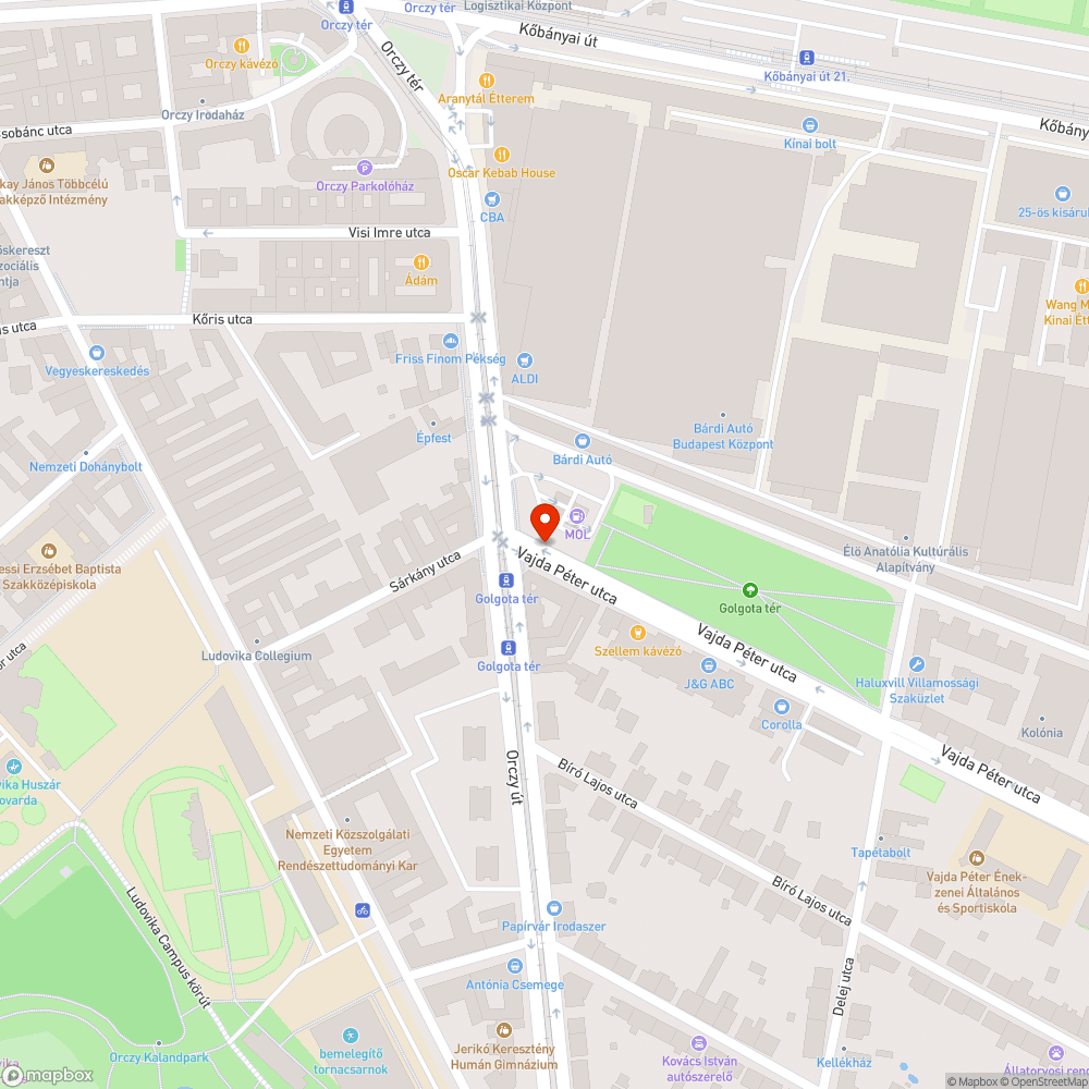 Törött közműdoboz bejelentés helye