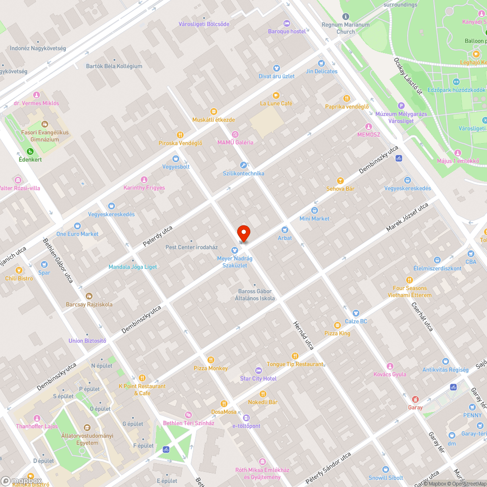 Hiányzó kresztábla bejelentés helye